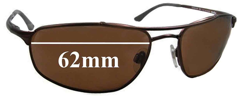 Sunglass Fix Replacement Lenses for Revo 3060 - 62mm Wide