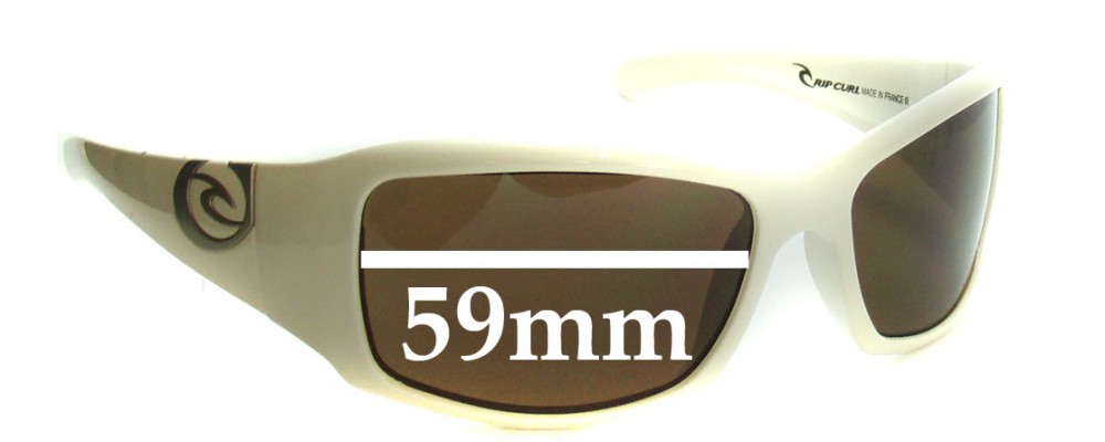 Sunglass Fix Replacement Lenses for Rip Curl Silveira - 59mm Wide