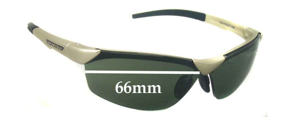 Sunglass Fix Replacement Lenses for Rudy Project Hyde - 66mm Wide
