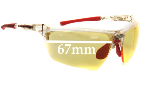 Sunglass Fix Replacement Lenses for Rudy Project Noyz - 67mm Wide 