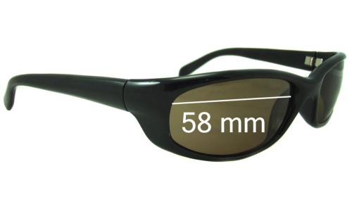 Sunglass Fix Replacement Lenses for Serengeti Bromo - 58mm Wide 