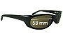 Sunglass Fix Replacement Lenses for Serengeti Bromo - 58mm Wide 
