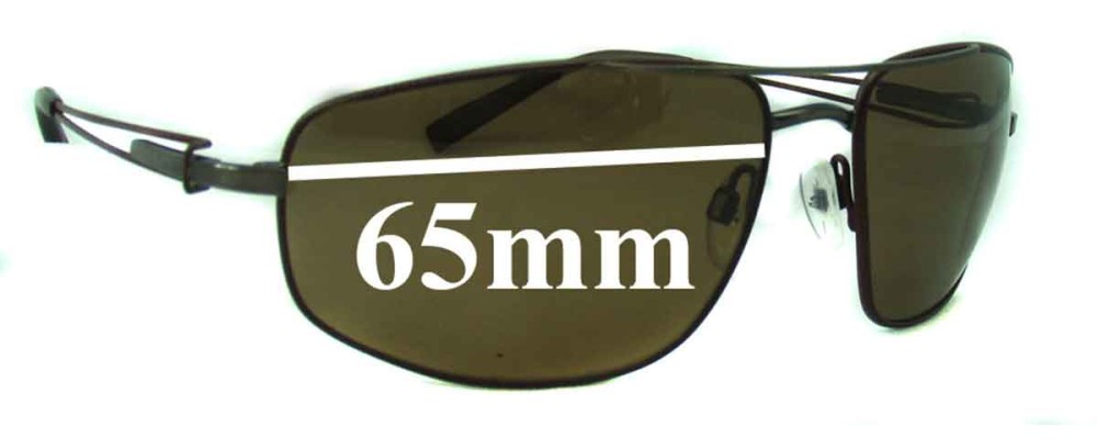 Sunglass Fix Replacement Lenses for Serengeti Augusto - 63mm Wide