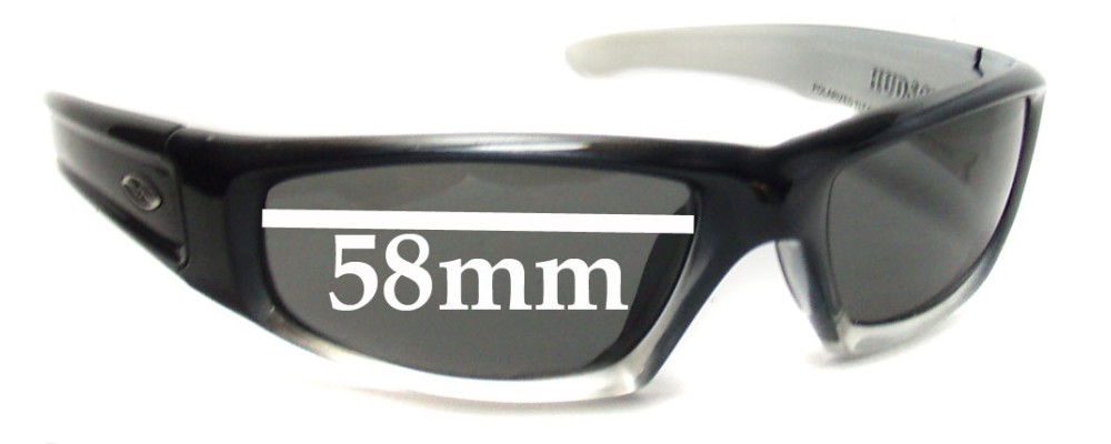 Sunglass Fix Replacement Lenses for Smith Hudson - 58mm Wide