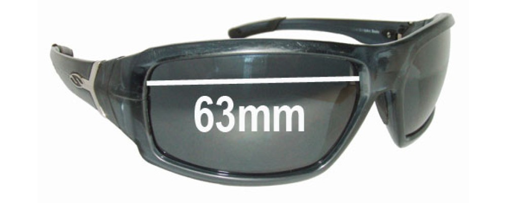 Sunglass Fix Replacement Lenses for Smith Interlock Spoiler - 63mm Wide