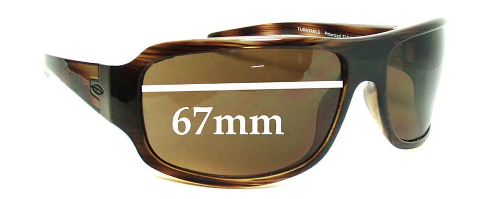 Sunglass Fix Replacement Lenses for Smith Turntable - 67mm Wide