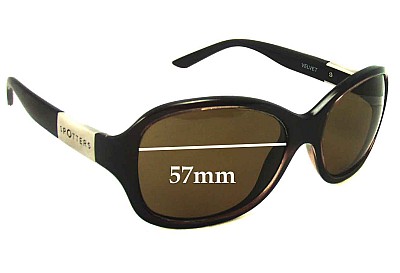 Spotters Velvet Ersatzgläser 57mm wide 