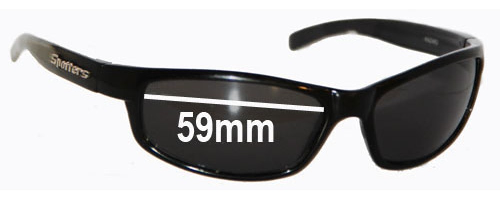 Sunglass Fix Replacement Lenses for Spotters Hazard - 59mm Wide