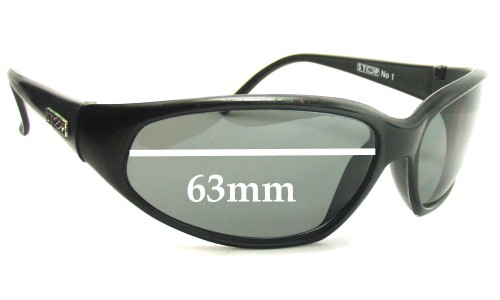 Sunglass Fix Replacement Lenses for Stop Stop No 1 - 63mm Wide 