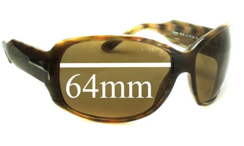 Sunglass Fix Replacement Lenses for Tom Ford Isabella TF46 - 64mm Wide 