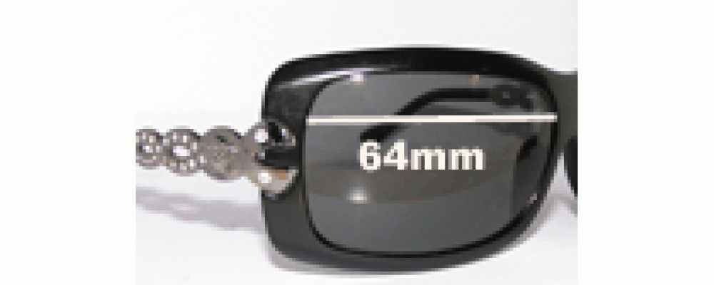 Sunglass Fix Replacement Lenses for Versace MOD 4070-B - 64mm Wide