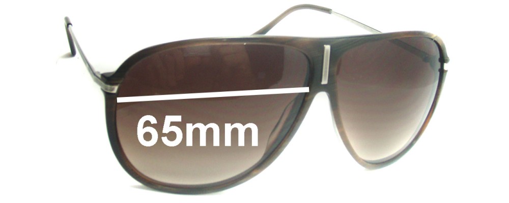 Sunglass Fix Replacement Lenses for Versace MOD 4165 - 65mm Wide