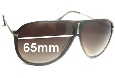 Versace MOD 4165 Replacement Sunglass Lenses - 65mm Wide 