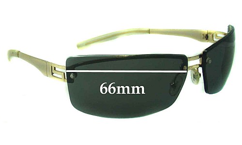 Sunglass Fix Replacement Lenses for Versace MOD N15 - 66mm Wide 