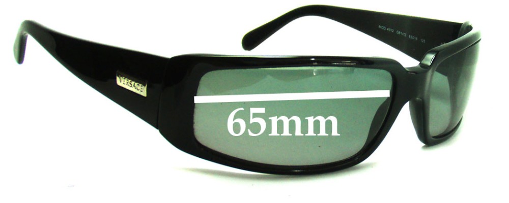 Sunglass Fix Replacement Lenses for Versace MOD 4012 - 65mm Wide