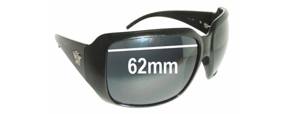 Sunglass Fix Replacement Lenses for Versace MOD 4073 - 62mm Wide