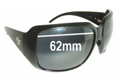 Versace MOD 4073 Replacement Sunglass Lenses - 62mm Wide 