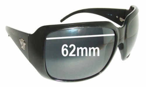 Sunglass Fix Replacement Lenses for Versace MOD 4073 - 62mm Wide 