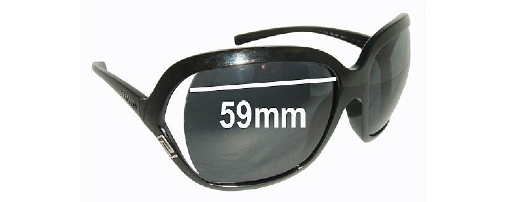 Sunglass Fix Replacement Lenses for Versace MOD 4114 - 59mm Wide