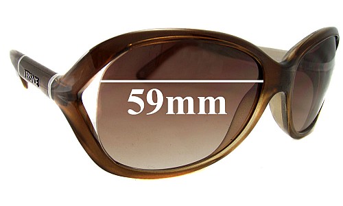 Sunglass Fix Replacement Lenses for Versace MOD 4186 - 59mm Wide 
