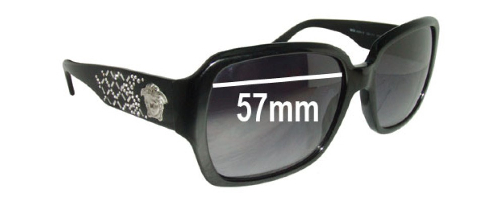 Sunglass Fix Replacement Lenses for Versace MOD 4204-B - 57mm Wide