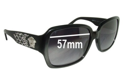 Versace MOD 4204-B Replacement Sunglass Lenses - 57mm Wide 
