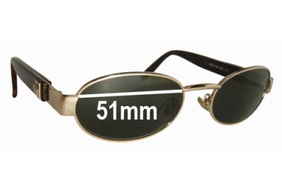 Versace MOD X18 Replacement Sunglass Lenses - 51mm Wide 