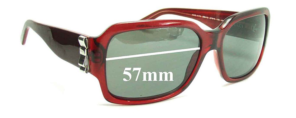 Sunglass Fix Replacement Lenses for Versace MOD 4170 - 57mm Wide