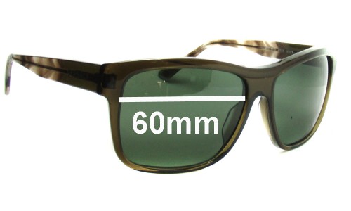 Sunglass Fix Replacement Lenses for Versace MOD 4179 - 60mm Wide 