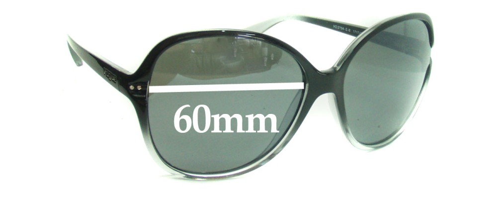 Sunglass Fix Replacement Lenses for Vogue VO2704 - 60mm Wide