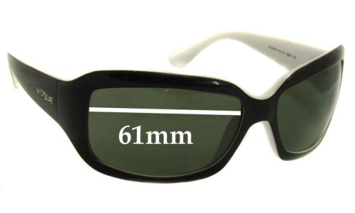Sunglass Fix Replacement Lenses for Vogue VO2473-S - 61mm Wide 
