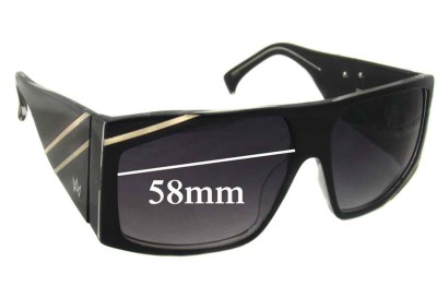 AM Eyewear Karslbro New Sunglass Lenses - 58mm Wide 