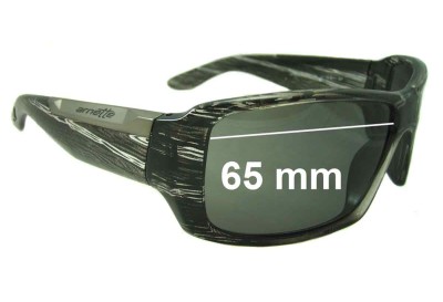 Arnette Big Deal AN4168 Replacement Sunglass Lenses - 65mm Wide 