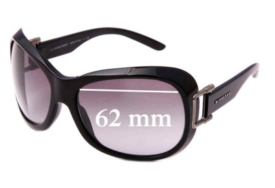 Burberry BE 4048 Replacement Sunglass Lenses - 62mm Wide 