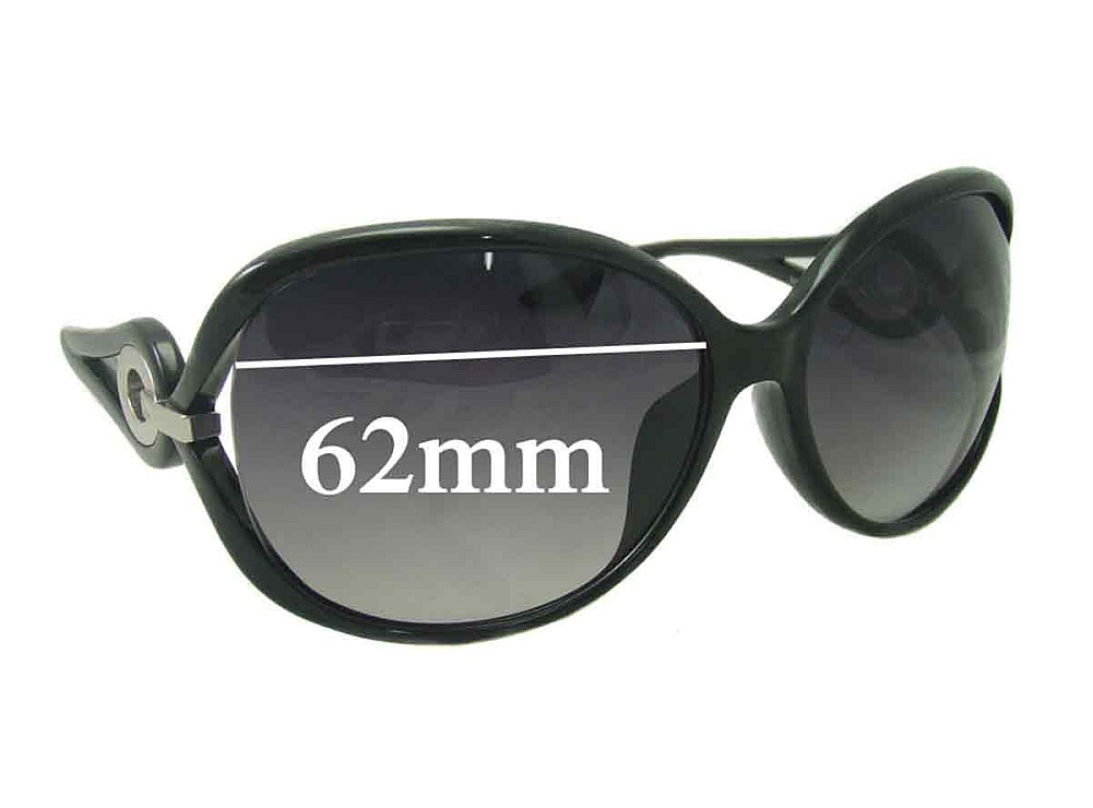 Sunglass Fix Replacement Lenses for Christian Dior Volute - 62mm Wide Sunglass Fix Replacement Lenses for Christian Dior Volute - 62mm Wide