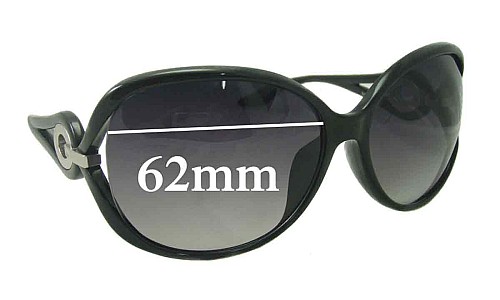 Sunglass Fix Replacement Lenses for Christian Dior Volute - 62mm Wide 
