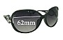 Sunglass Fix Replacement Lenses for Christian Dior Volute - 62mm Wide 