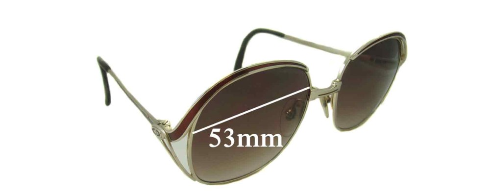 Sunglass Fix Replacement Lenses for Christian Dior CD2145 - 53mm Wide