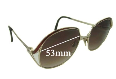 Christian Dior CD2145 Replacement Lenses 53mm wide 