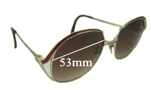 Sunglass Fix Replacement Lenses for Christian Dior CD2145 - 53mm Wide 