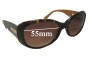 Sunglass Fix Replacement Lenses for Coach S438 Kendall - 55mm Wide 