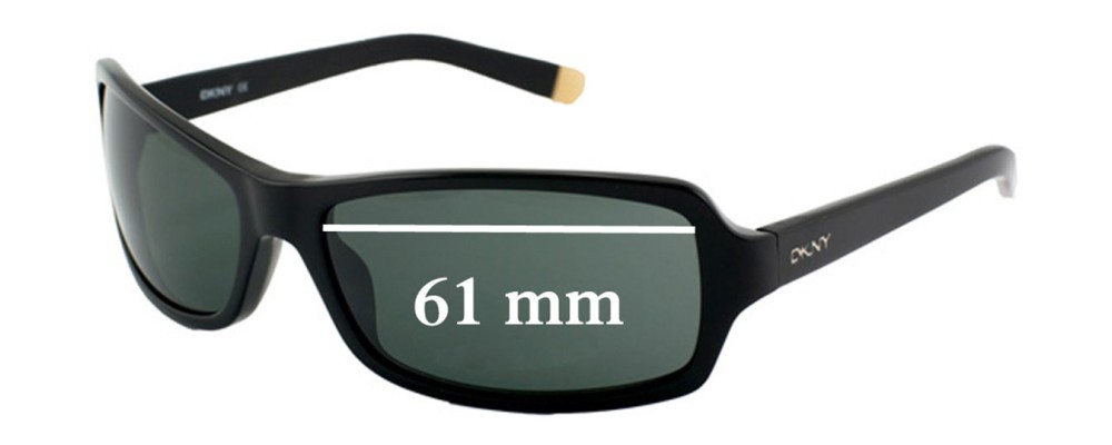 Sunglass Fix Replacement Lenses for DKNY DY4003 - 61mm Wide