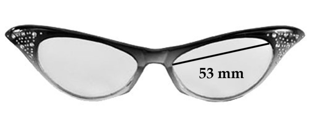 Sunglass Fix Replacement Lenses for Dr Peeper S32135 - 53mm Wide