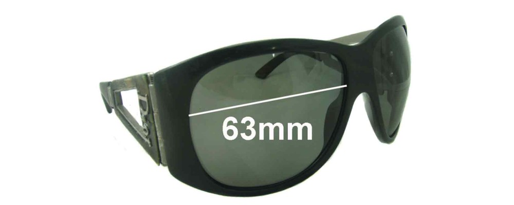 Sunglass Fix Replacement Lenses for Christian Dior Unknown Model  - 63mm Wide