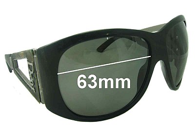 Christian Dior Unknown Model Replacement Lenses 63mm wide 
