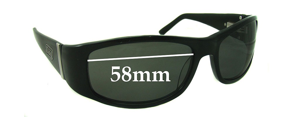 Sunglass Fix Replacement Lenses for Dirty Dog Nipper - 58mm Wide