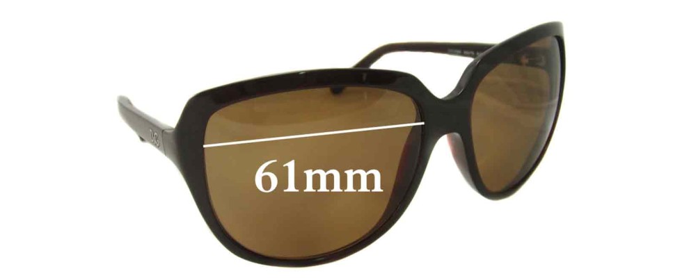 Sunglass Fix Replacement Lenses for Dolce & Gabbana DG8069 - 61mm Wide