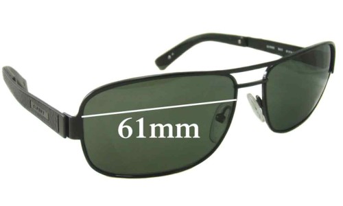 Sunglass Fix Replacement Lenses for Gant GS Fekke - 61mm Wide 