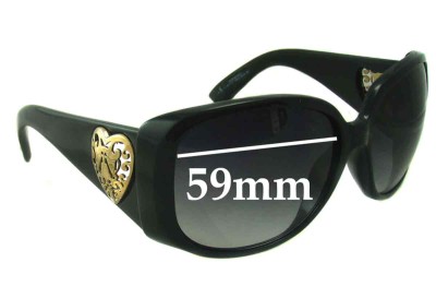  Sunglass Fix Replacement Lenses for Gucci GG3058 - 59mm Wide 