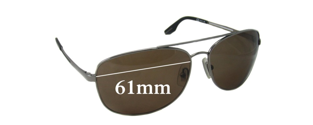 Sunglass Fix Replacement Lenses for Hugo Boss 0004/V/S - 61mm Wide